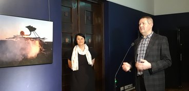 Finisaż wystawy „Dialog z ziemią” w wieluńskim Muzeum